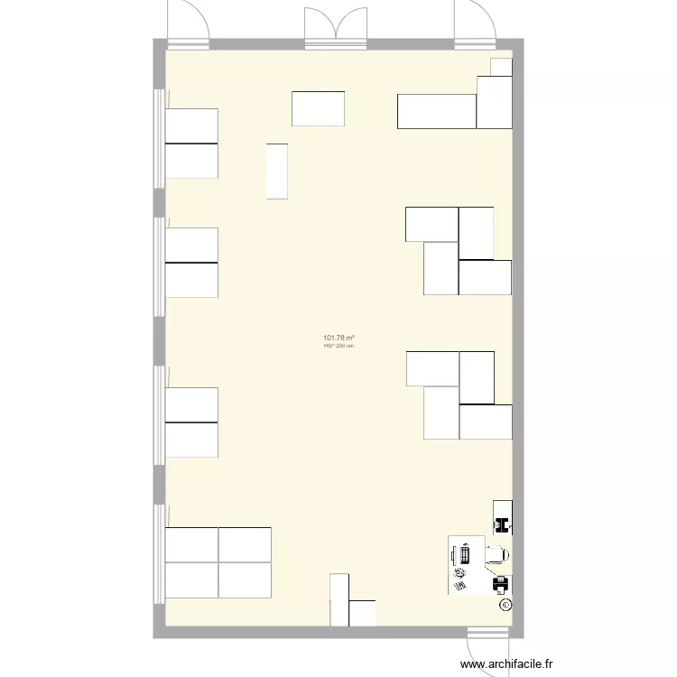 Salle B11 PLAN. Plan de 