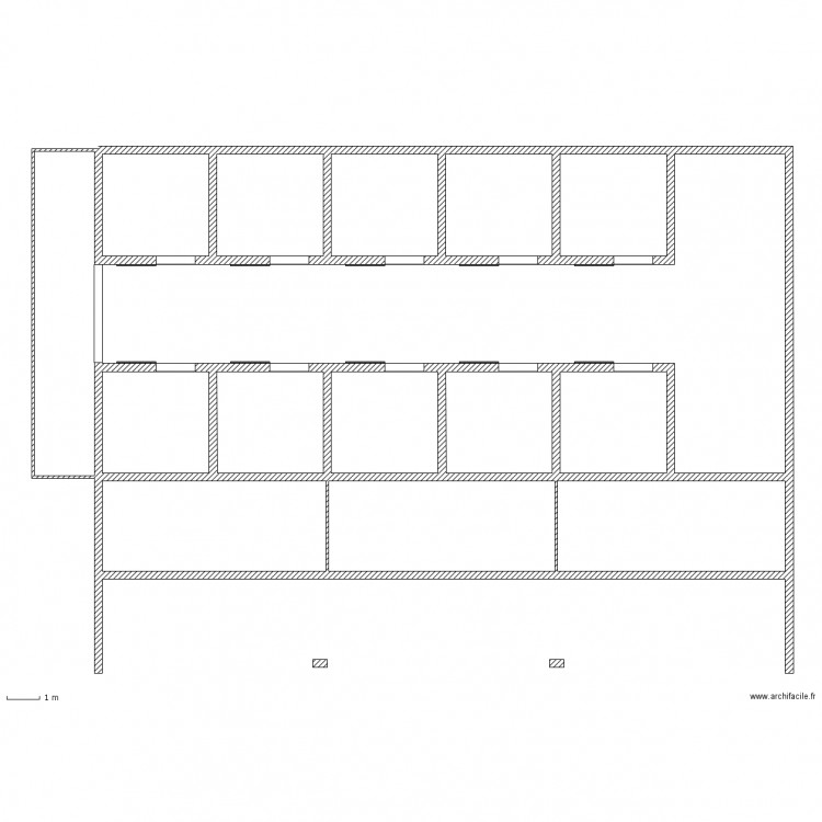 barns. Plan de 0 pièce et 0 m2