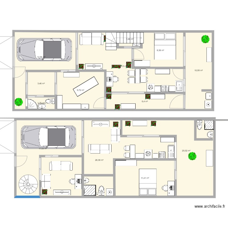 6X15 consultorio. Plan de 0 pièce et 0 m2