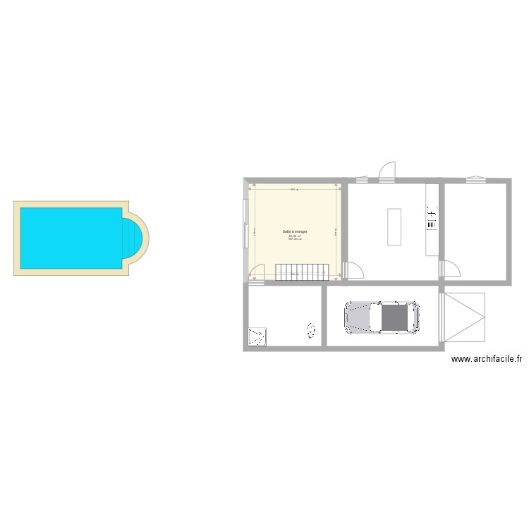 Maison chateauneuf plan actuel. Plan de 0 pièce et 0 m2