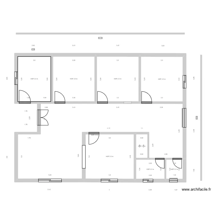 appartment 2 copie. Plan de 9  et 113 m²