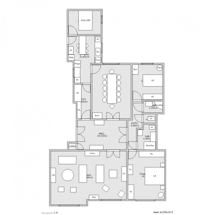 Blériot 4. Plan de 0 pièce et 0 m2