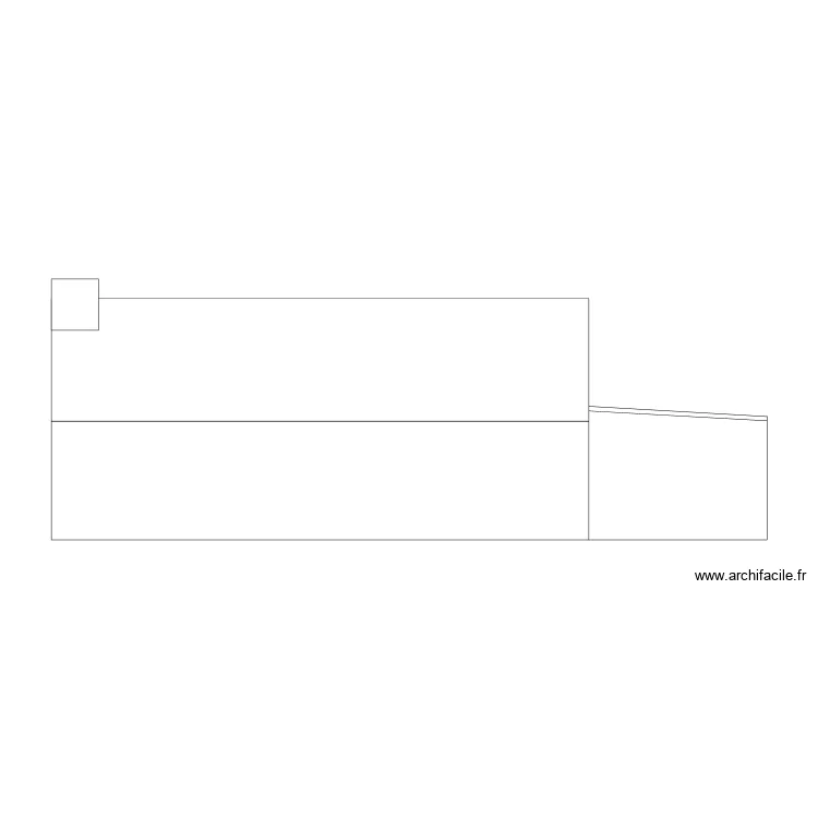 FACADE ARRIERE COULEUR. Plan de 