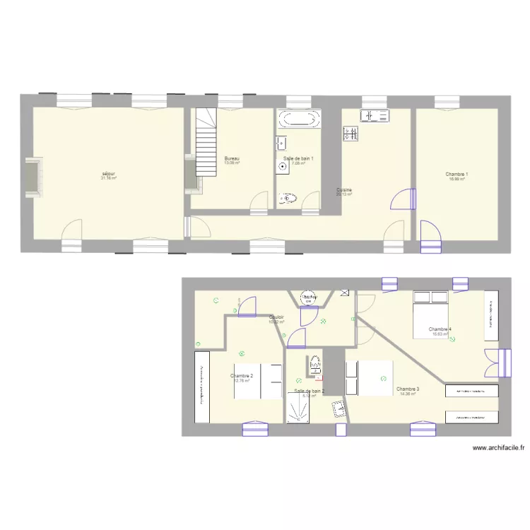 ClosAchard electricité. Plan de ClosAchard electricité. Plan de