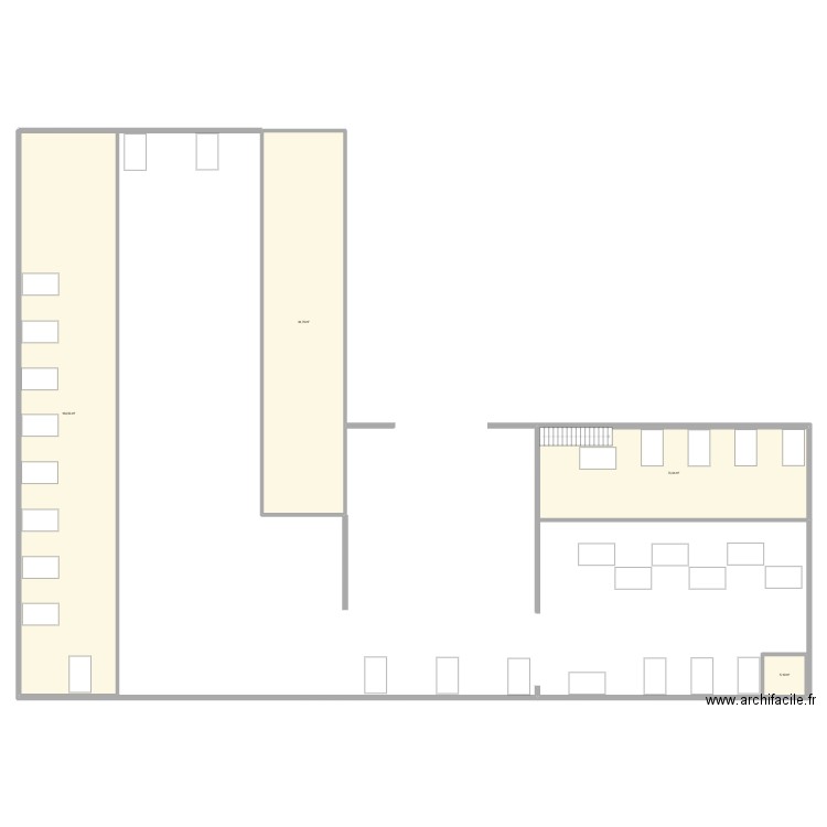 depot rodez. Plan de 4 pièces et 338 m2