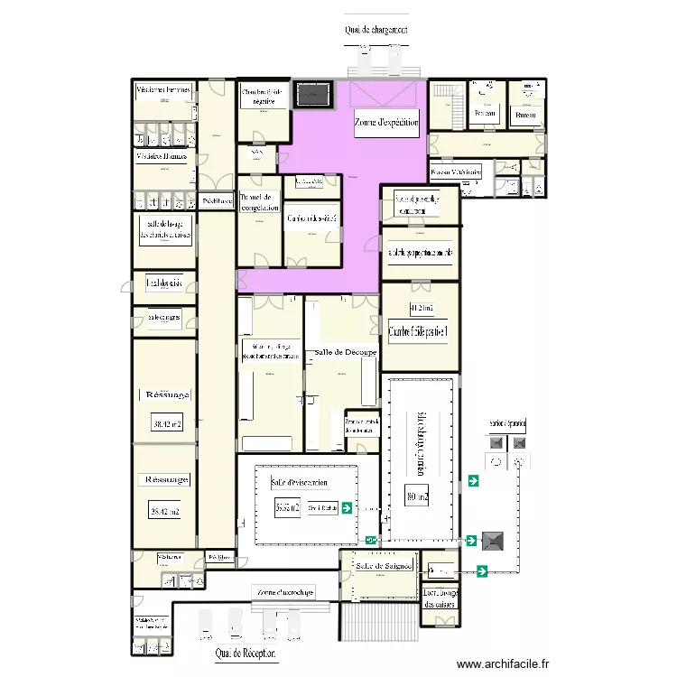 PLAN ABATTOIR. Plan de 