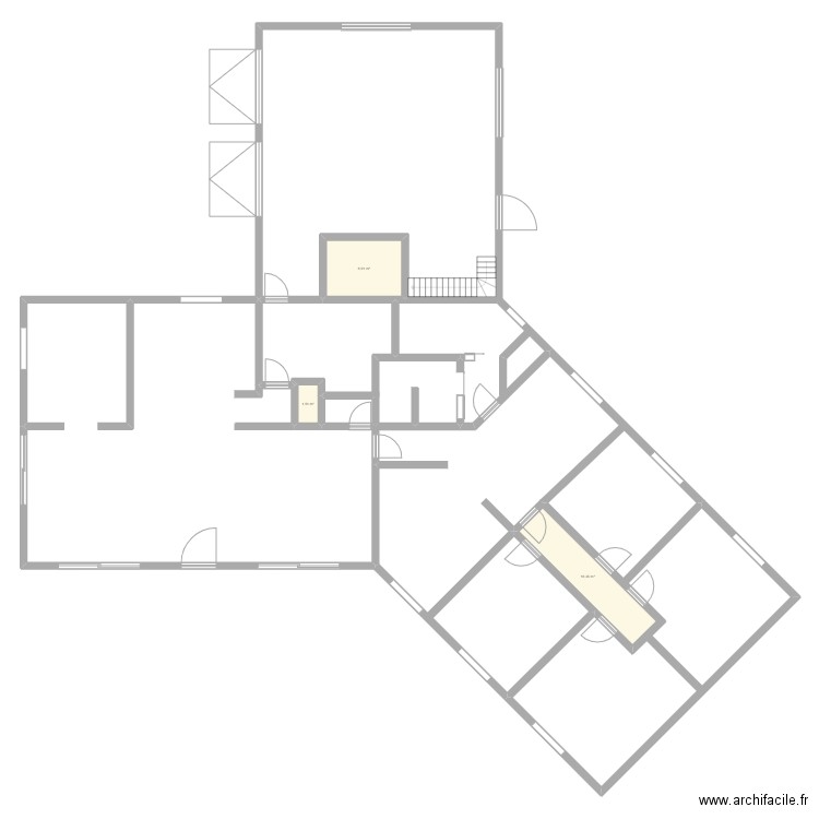 Childhouuuuse. Plan de 3 pièces et 20 m2