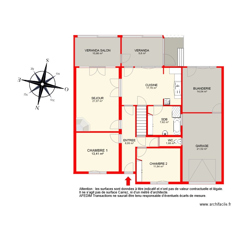 BI 6372 RDC. Plan de 0 pièce et 0 m2