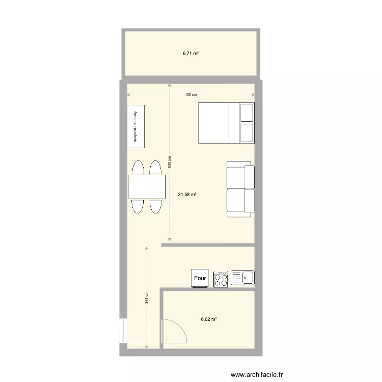 An&eacute;mone 8. Plan de 