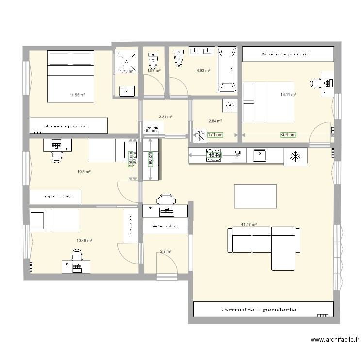 Alésia fin. Plan de 0 pièce et 0 m2