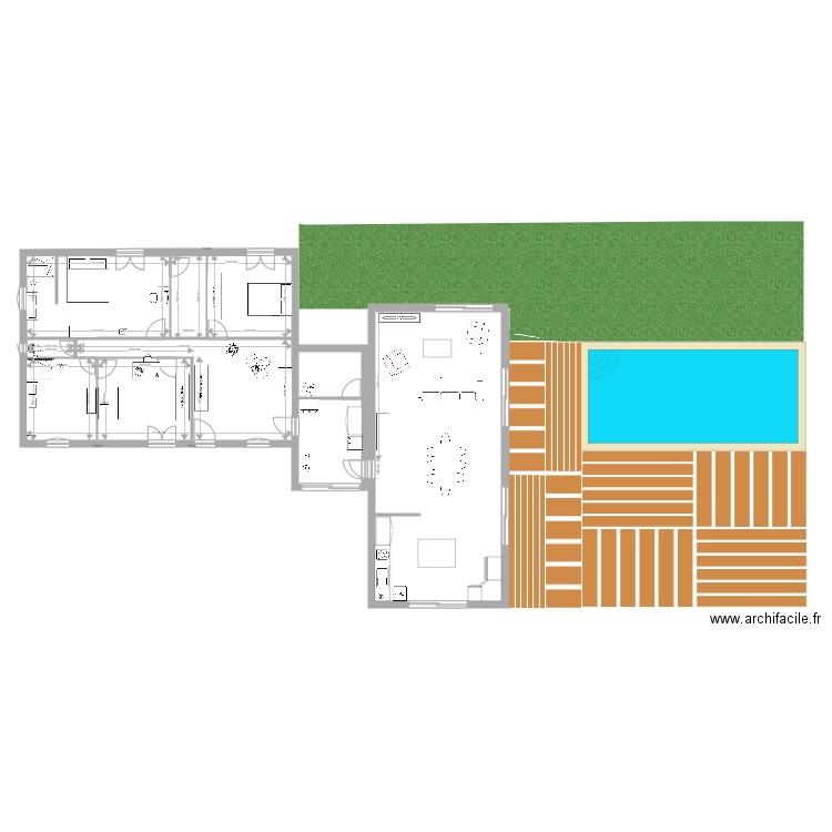 plan maison gareoult troisieme plan  exterieurs. Plan de 0 pièce et 0 m2