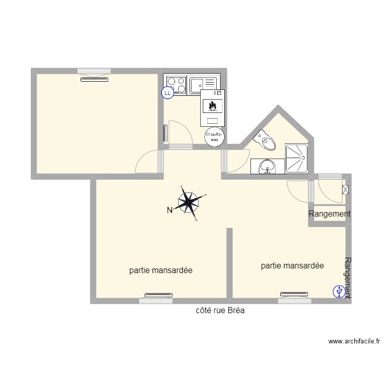 21 Brea 602. Plan de 0 pièce et 0 m2