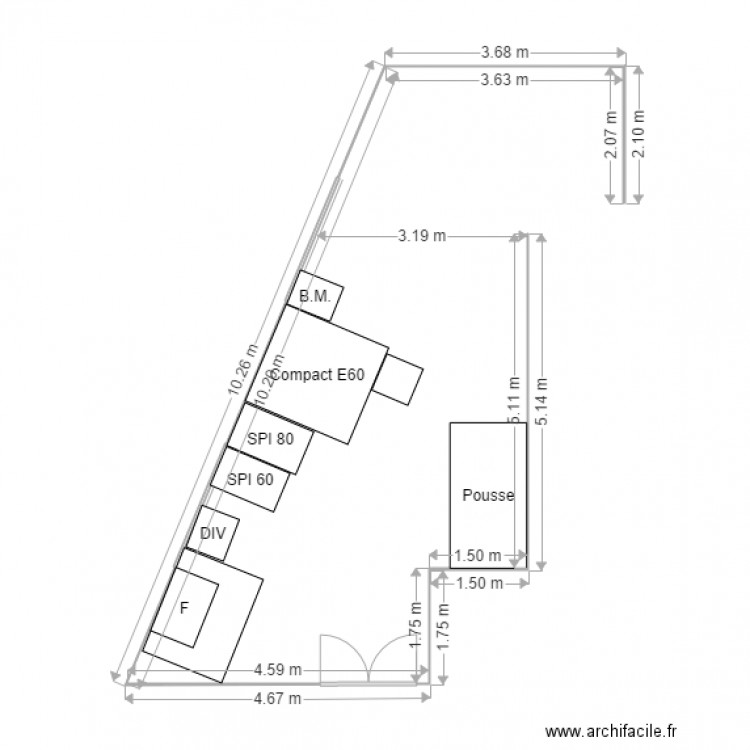 Thirion. Plan de 0 pièce et 0 m2