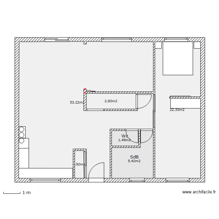 maison fred . Plan de 0 pièce et 0 m2