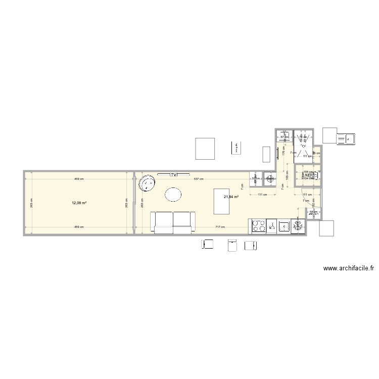 Studio Britania V2. Plan de 0 pièce et 0 m2