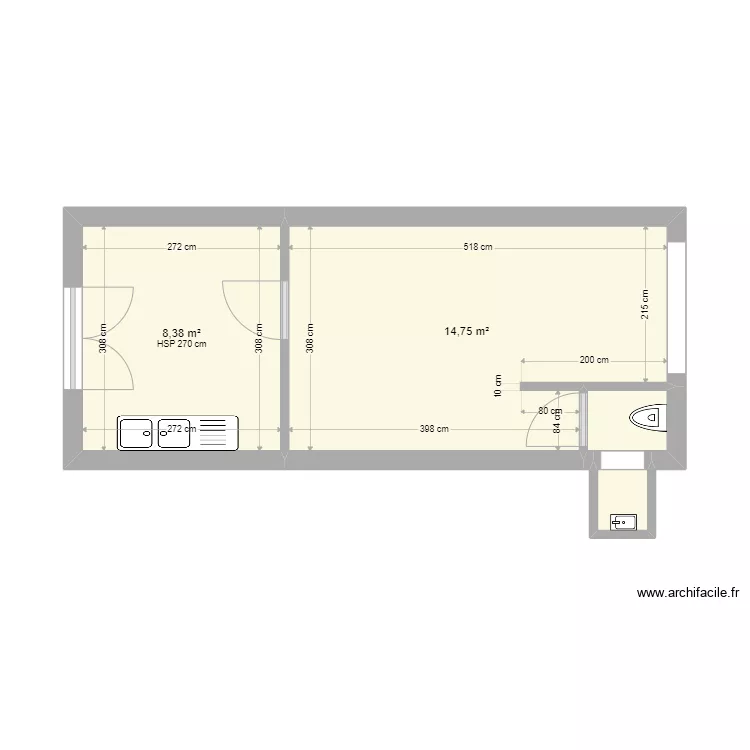 MAGASIN ANNEXE v2. Plan de 
