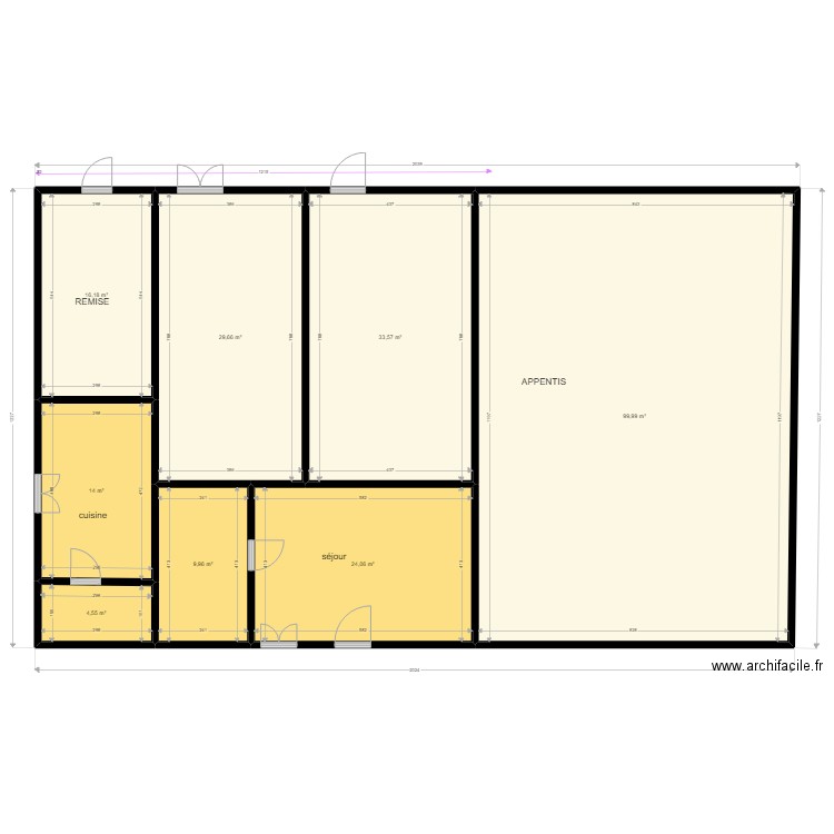  RDC ST GEORGES. Plan de 0 pièce et 0 m2