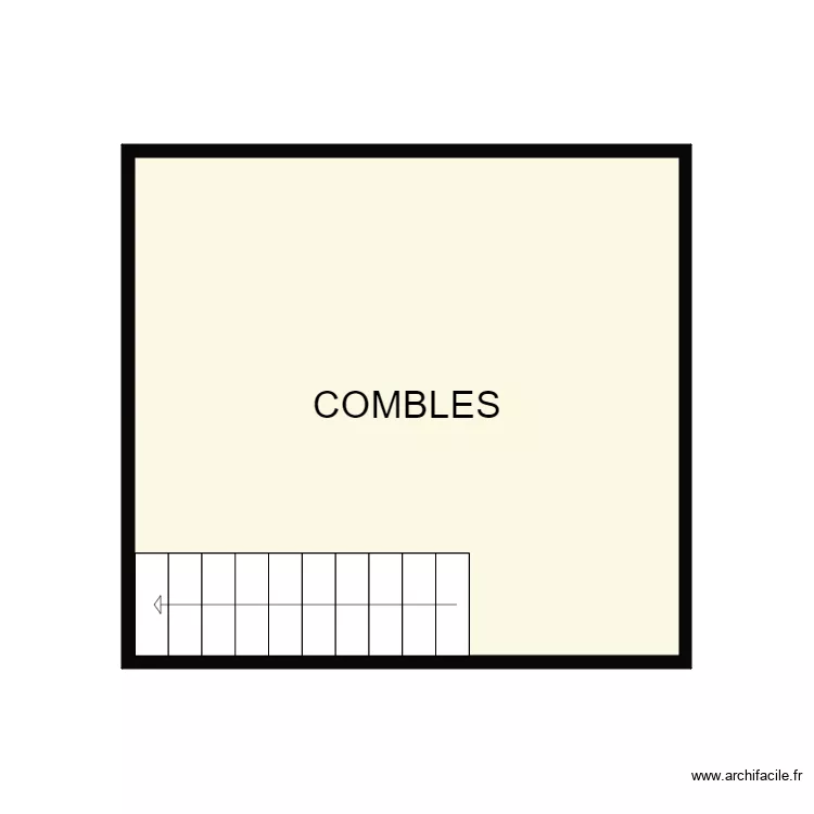 LANDREAU COMBLES. Plan de 