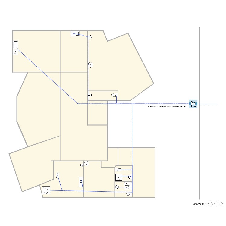 RICARD ASS 1305. Plan de 14 pièces et 235 m2