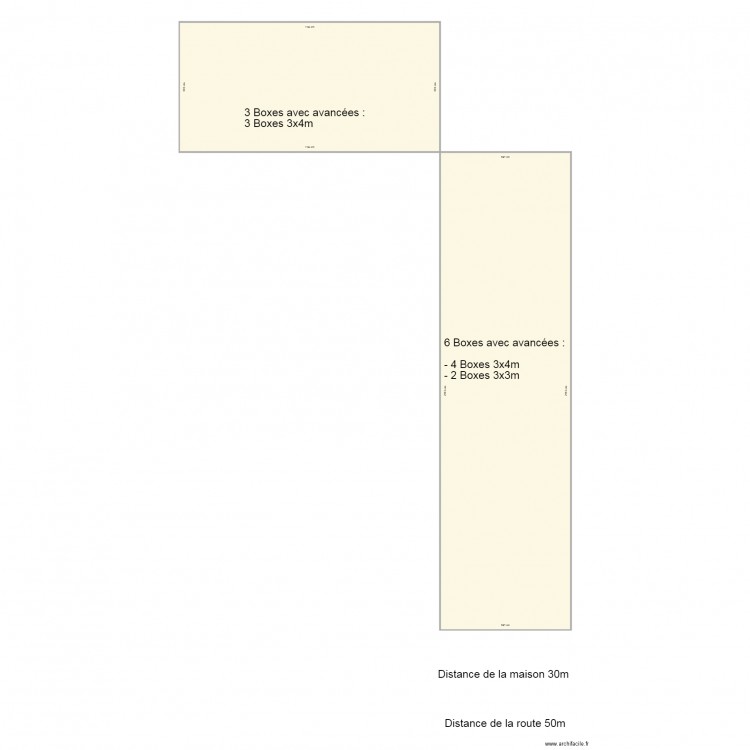 Plan boxes JO v02. Plan de 0 pièce et 0 m2