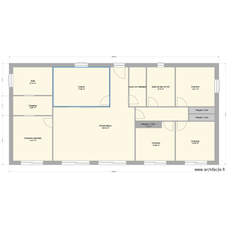 150 m2 Bois Bioclimatiaque. Plan de 0 pièce et 0 m2