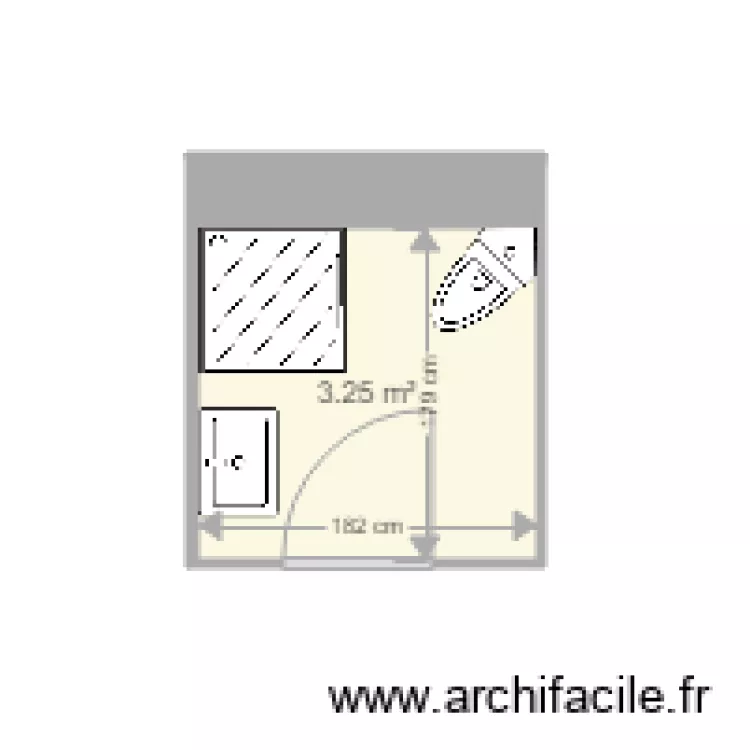 sdb du haut travard. Plan de sdb du haut travard. Plan de