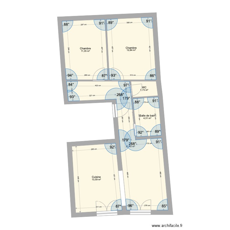 appartement . Plan de 0 pièce et 0 m2