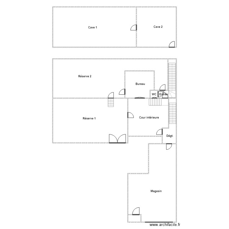 Blanc. Plan de 0 pièce et 0 m2