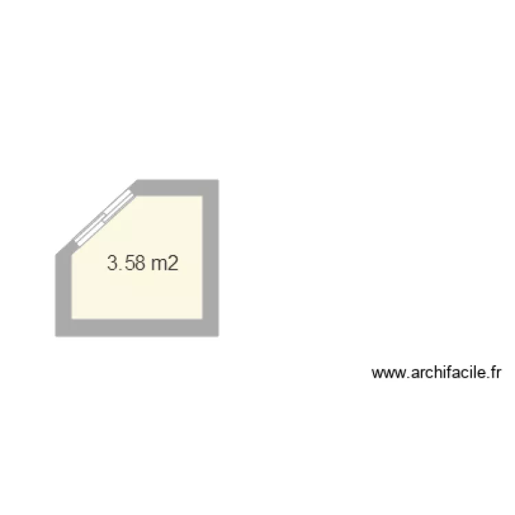 Chambre Sara. Plan de 