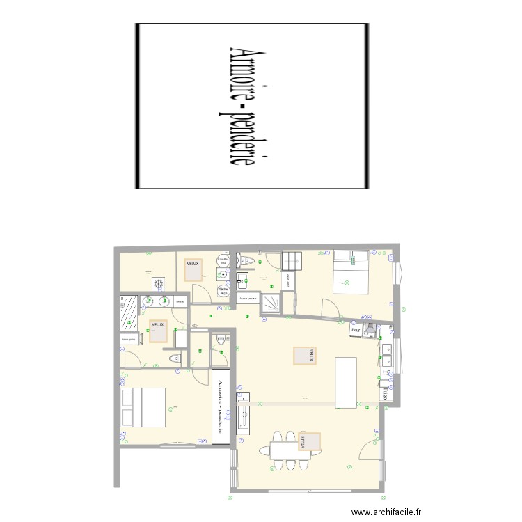 batz final. Plan de 0 pièce et 0 m2