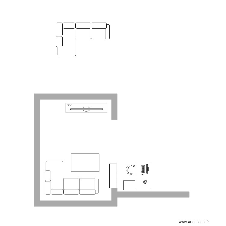 Salon 2. Plan de 0 pièce et 0 m2