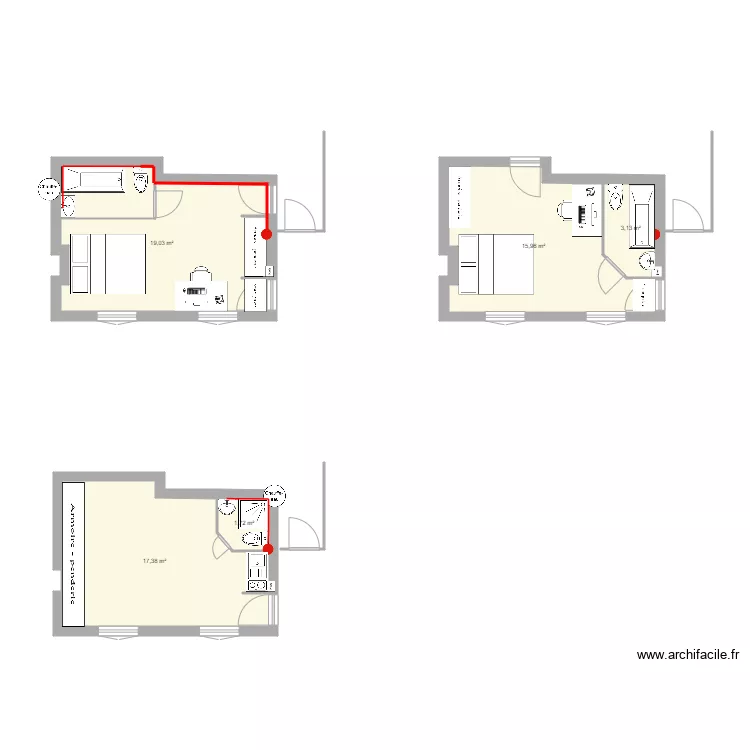 Studio. Plan de Studio. Plan de