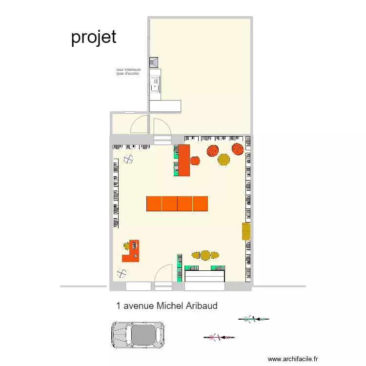 Le Cheval dans l'arbre proj. Plan de 