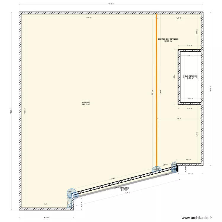 amicale  des anciens cobatants. Plan de 