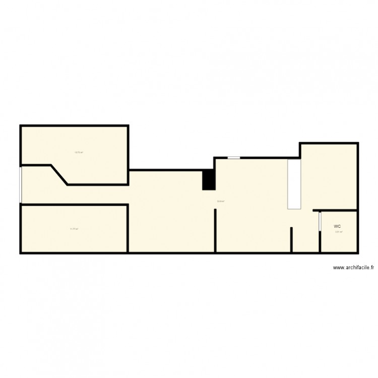 Salon de thé. Plan de 0 pièce et 0 m2