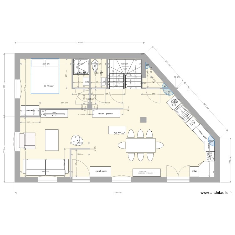 RdC option 64. Plan de 0 pièce et 0 m2