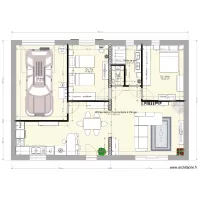 Maison Plain Pied T3 avec Garage 1 sdb bis