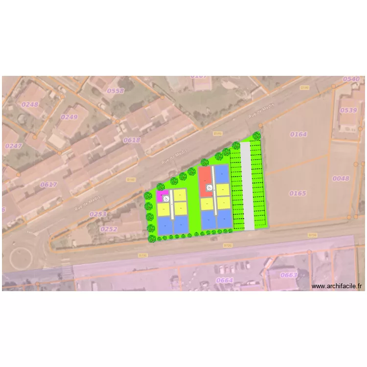 Saint Georges de didonne. Plan de 18 et 2845 m² Saint Georges de didonne. Plan de 18 et 2845 m²