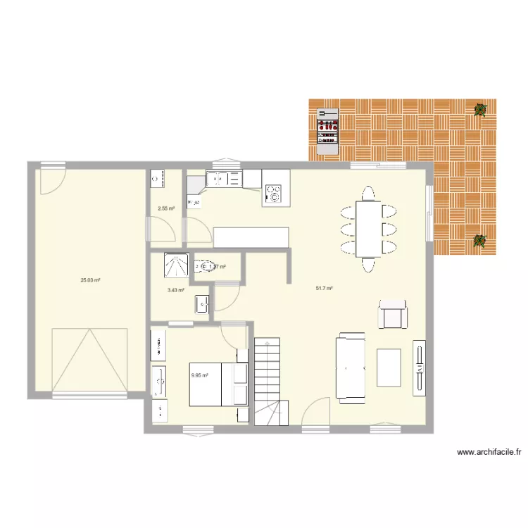 Maison le masson. Plan de 