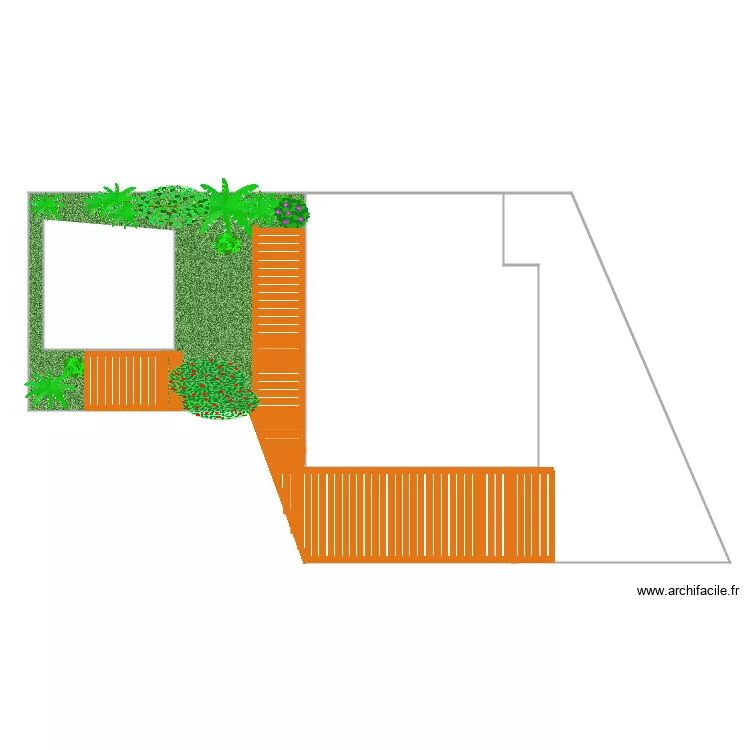 ext maison. Plan de 
