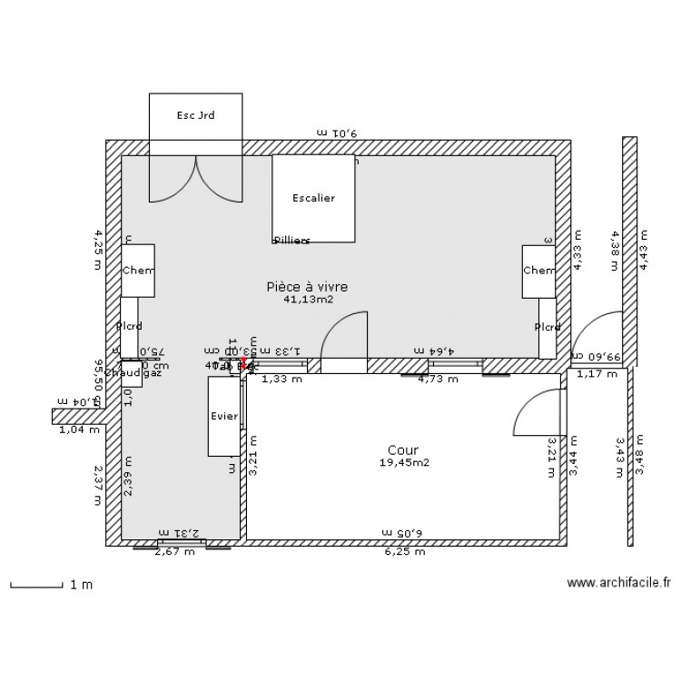 Champ Joli Bas. Plan de 0 pièce et 0 m2