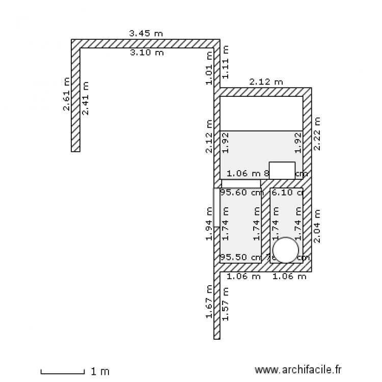 salle de bain details. Plan de 0 pièce et 0 m2