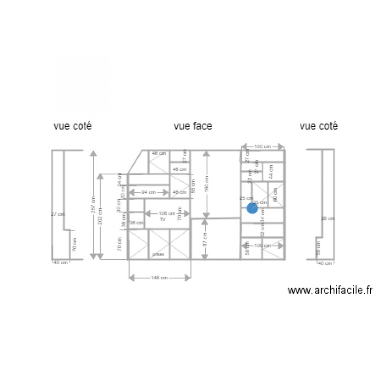 biblio olivier eglem v7. Plan de 0 pièce et 0 m2