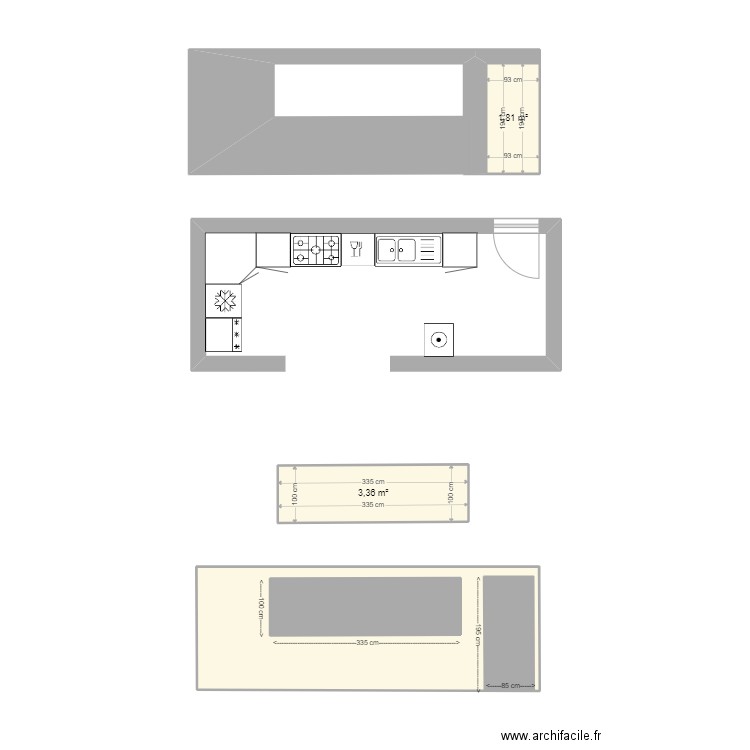 cuisine. Plan de 0 pièce et 0 m2
