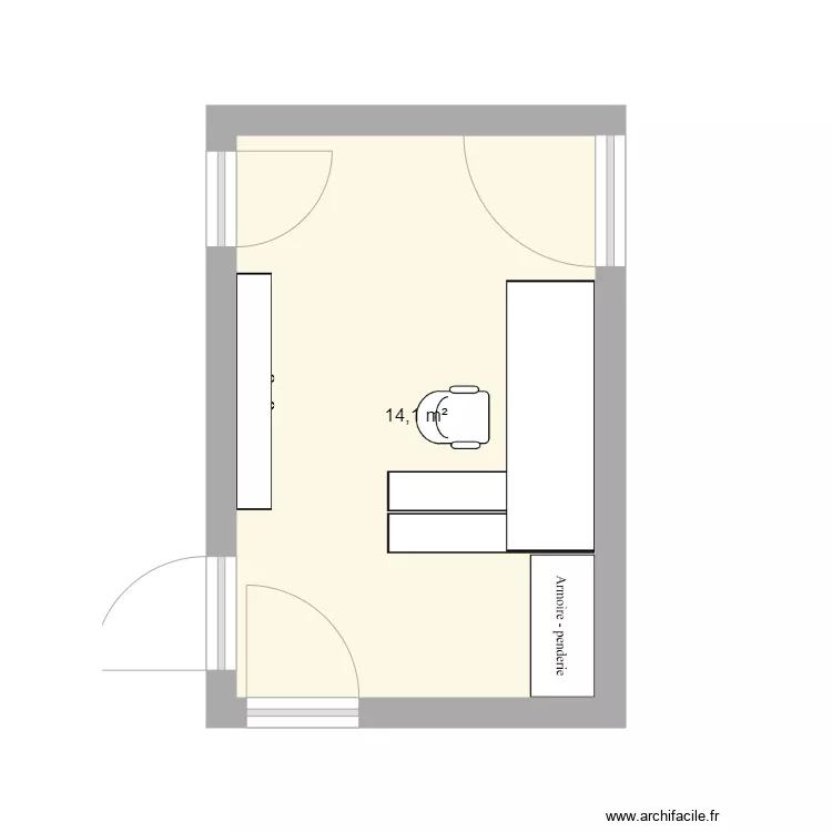 Hall. Plan de 