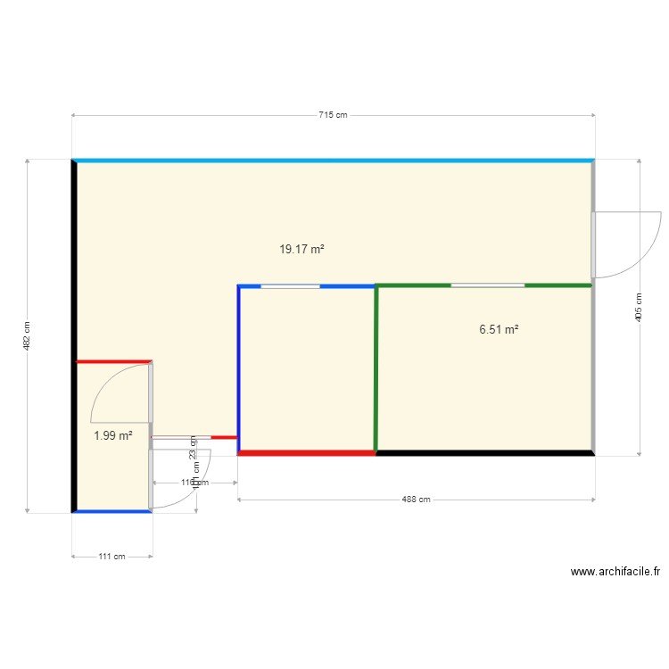 labo PCR cotation. Plan de 0 pièce et 0 m2