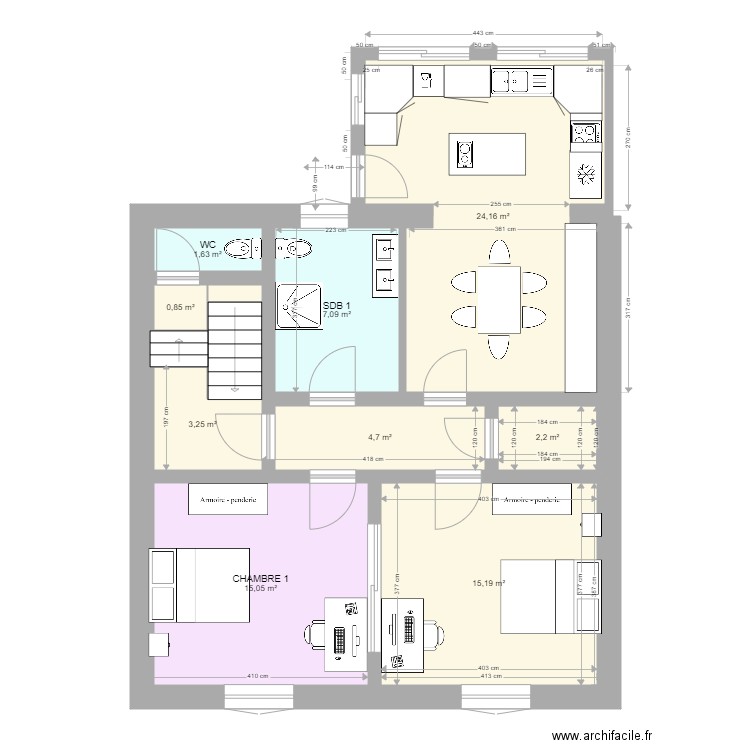 LouiseMICHEL08. Plan de 0 pièce et 0 m2