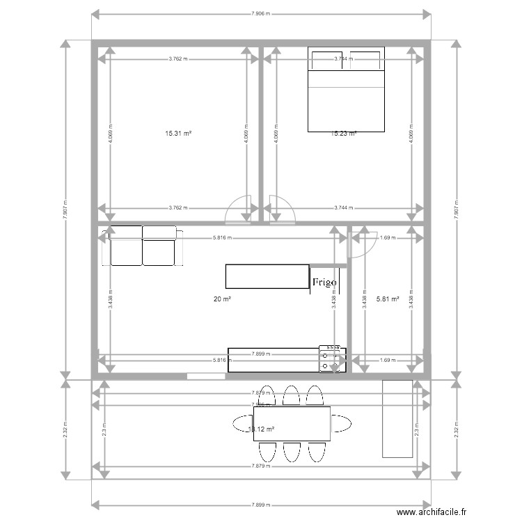 Casa Ian Extencao. Plan de 0 pièce et 0 m2