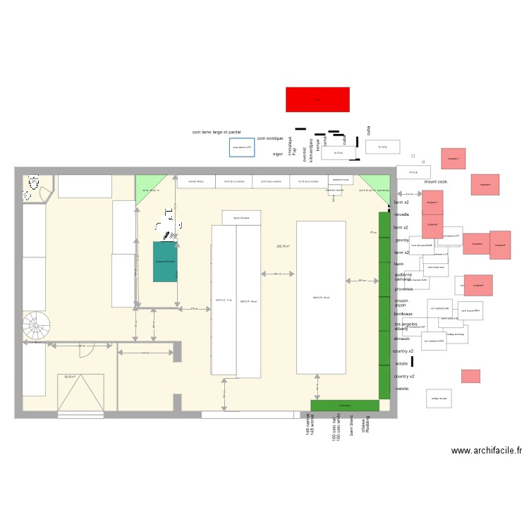 implantation La seyne 3. Plan de 0 pièce et 0 m2