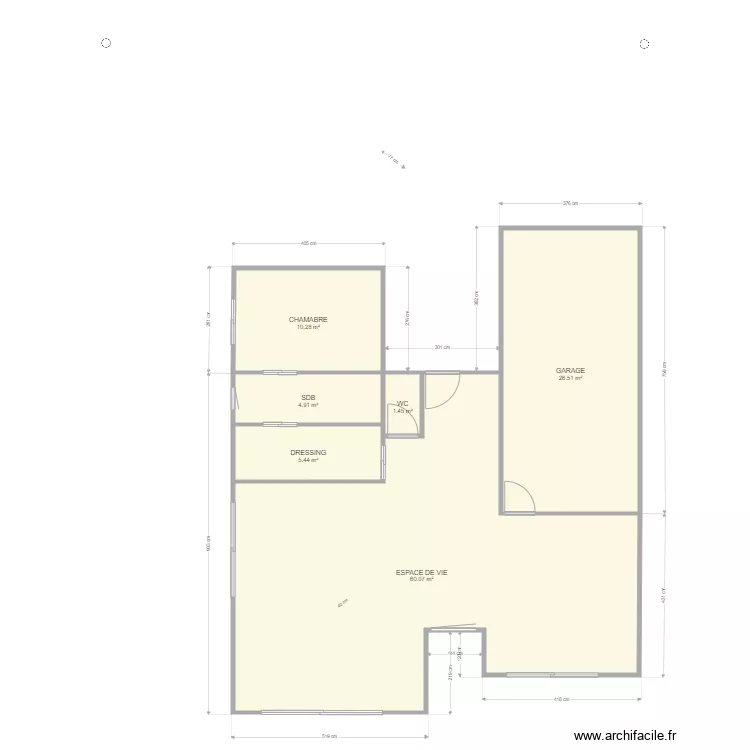 lot 3 seulement les murs. Plan de lot 3 seulement les murs. Plan de